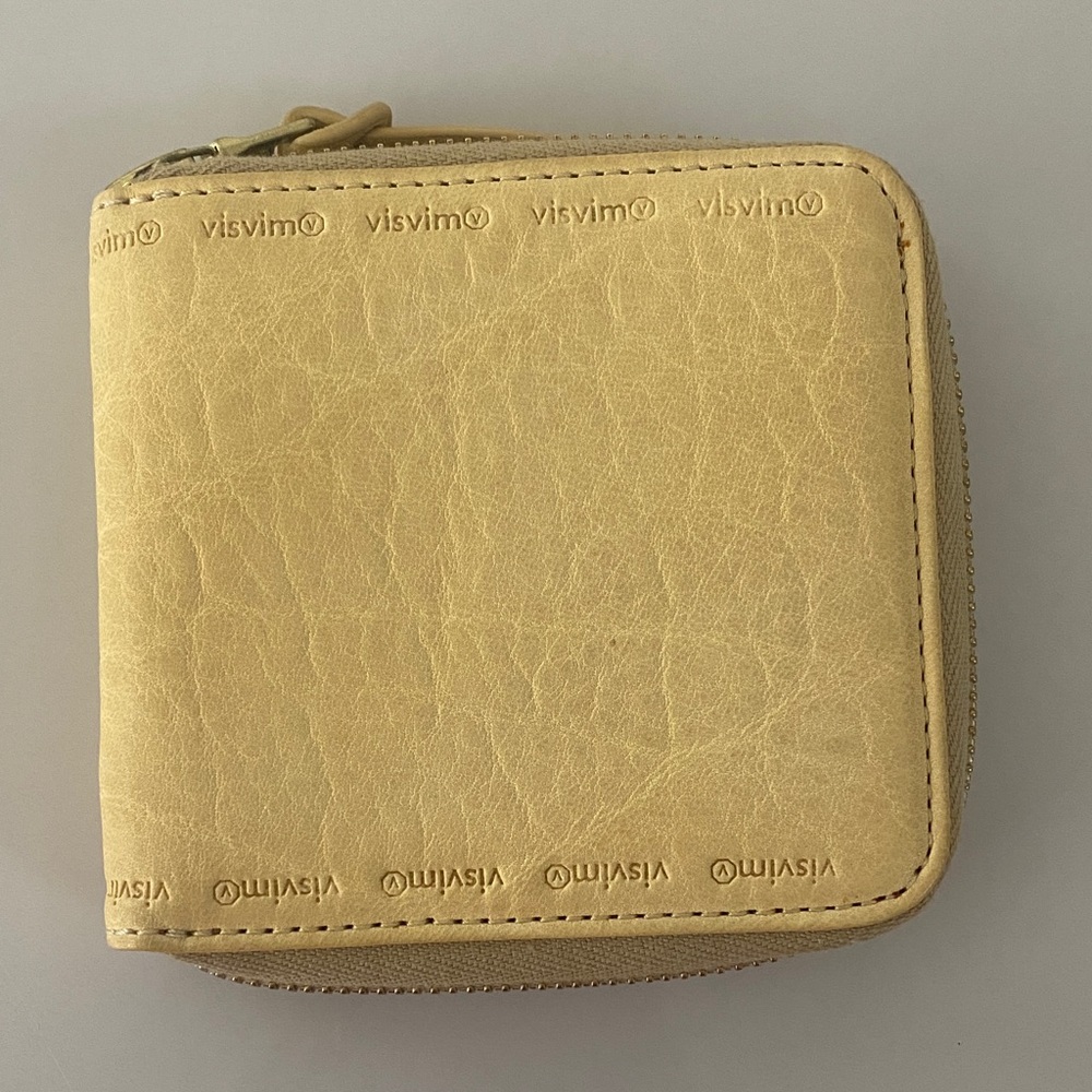 Visvim Mustard Leather Wallet
